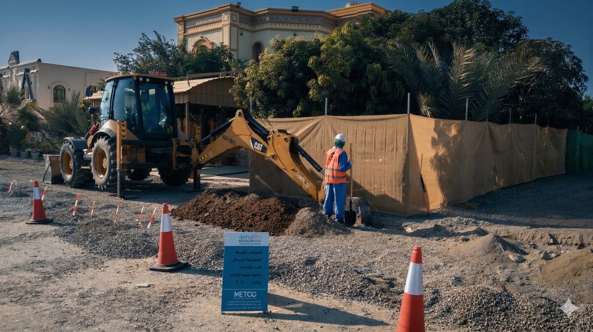 Equipment at construction site